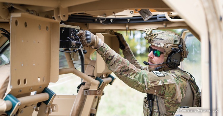 PSWaveRelay's tweet photo. Integrate the #GVR5 with your vehicles existing tactical radios and make them available to dismounted #WaveRelay users outside the vehicle. https://t.co/kwkkZt8VpN