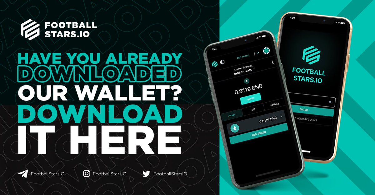 footballstars88's tweet photo. Have you already downloaded our Wallet? Download it here: ➡️https://t.co/GCugr9WKTN

#wallet #crypto #blockchain #FTS https://t.co/DqJziwByR2