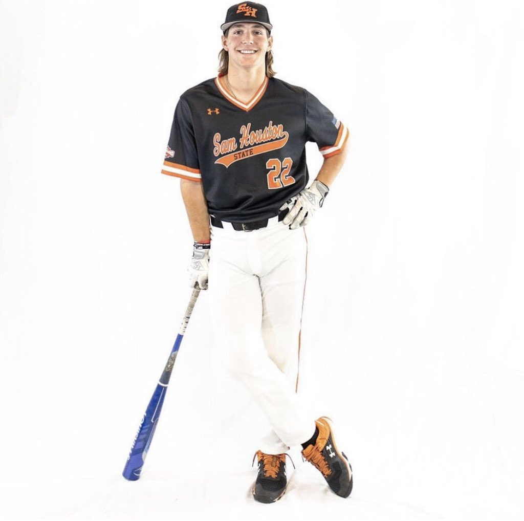 CFB247's tweet photo. Wes Folse 
Sam Houston State, Catcher 2019-2023 https://t.co/9ENdXihxmz