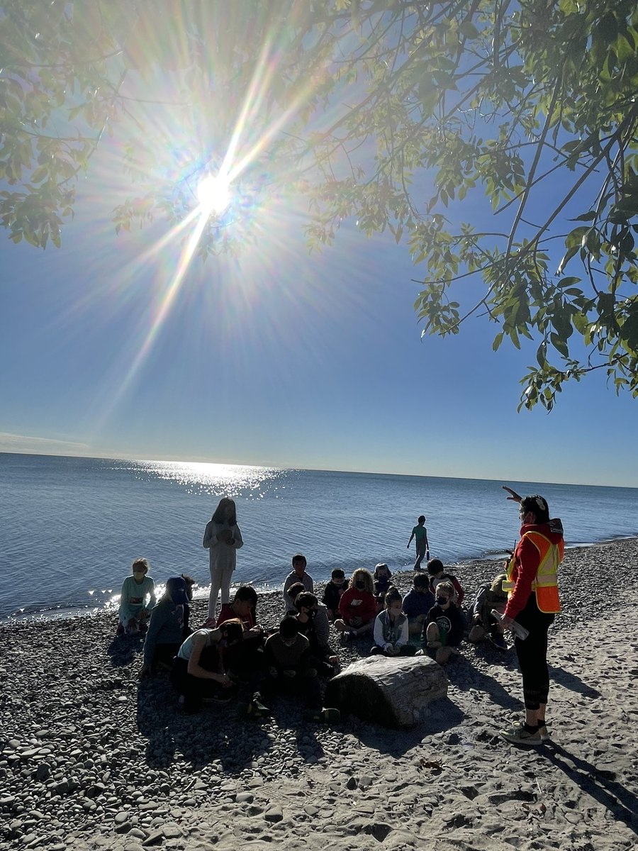 MrsNFarenick's tweet photo. Today we did our Terry Fox Walk through the @owenwood community. We stopped at Rattray Marsh and the beach to choose our truth stones that will be prepared for our reconciliation garden. https://t.co/WcNVfKUjw1