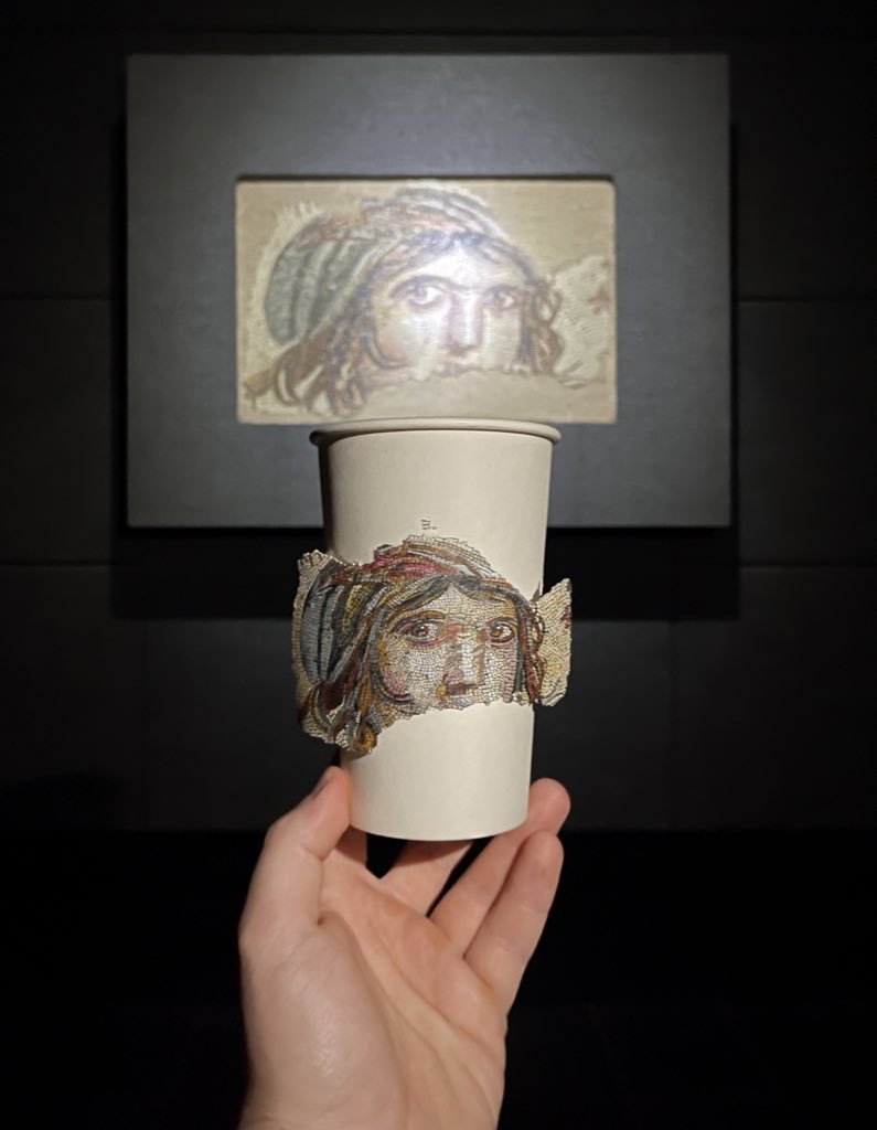 Gaziantep için çizdiğim Çingene Kızı mozaiği.