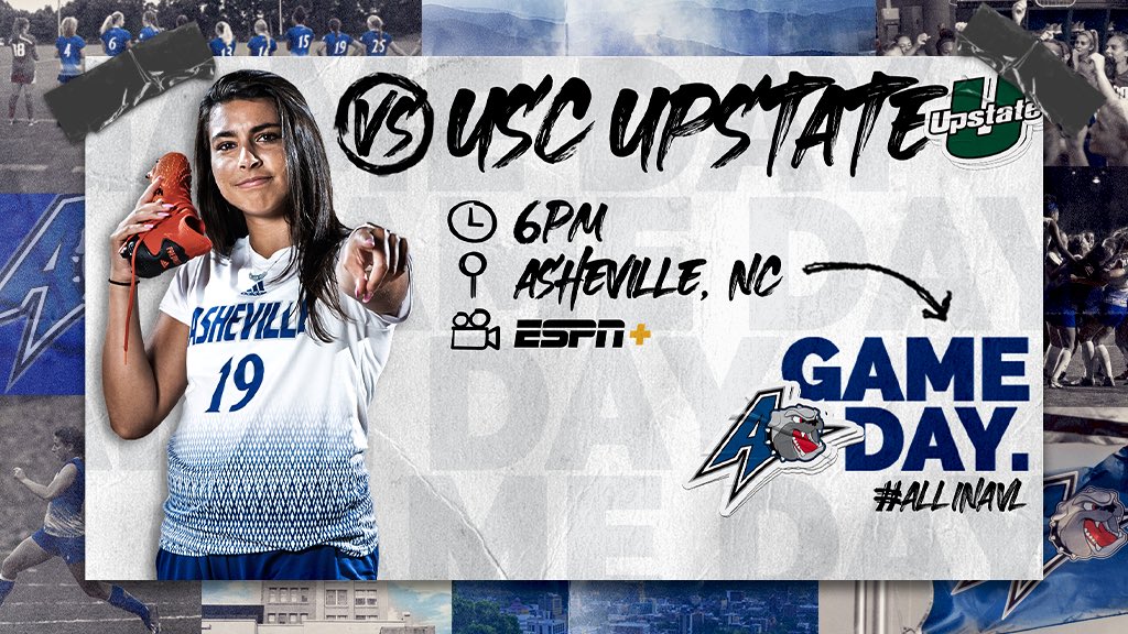 UNCAvlWSoccer's tweet photo. Is your phone ringing? Because we’re absolutely 𝘽𝙐𝙕𝙕𝙄𝙉 for our conference home opener tonight‼️

Come out to Greenwood at 6 to support your Bulldogs🤝

🆚: USC Upstate
🕕: 6PM
📍: Greenwood Field
💻: https://t.co/Ji2yQKKv4j
📊: https://t.co/msKZekzTWg

#ALLinAVL https://t.co/lsQrvp0B9N