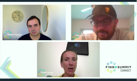 fintechyogi's tweet photo. Nerding out about one of my fave topics, fintech infrastructure for Latam w this stellar panel @MiguelArmaza @astrange @thazhmon @FINNOSUMMIT #FSConnect https://t.co/92FjoN8yyk