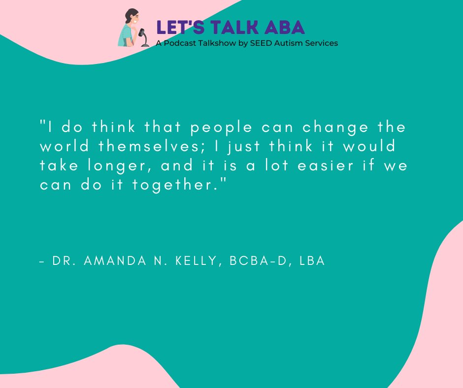 behaviorbabe's tweet photo. “I do think that people can change the world themselves; I just think it would take longer, and it is a lot easier if we can do it together.” #Behaviorbabe
Listen here: https://t.co/oVK9a7gRnb #Behaviorbabe #BehaviorAnalysis #BelieveInChange #BeTheChange #TogetherWeCan https://t.co/z98e3IbBIw