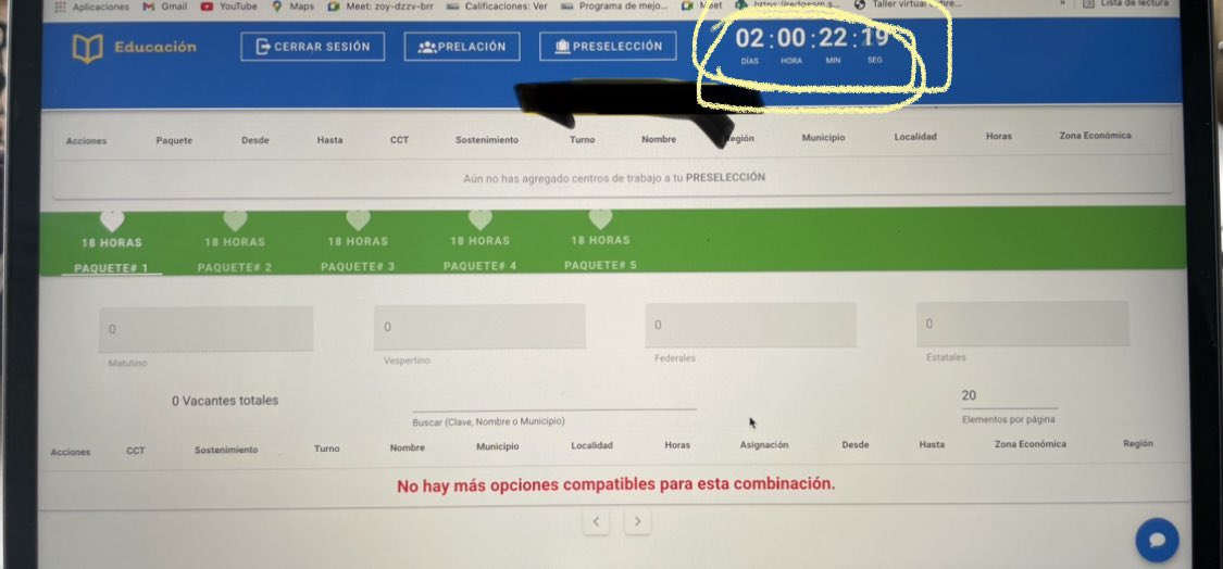 Cynthy_ms's tweet photo. @wenmunoz @GloriaM74706652 @MisaelR40067067 @cesarmarquezcas @Alis566712601 A los que nos toca hoy nos sale así??? Que hacemos????  Aparece que tenemos 2 días 😱😱😱 https://t.co/igzIlgHFBO
