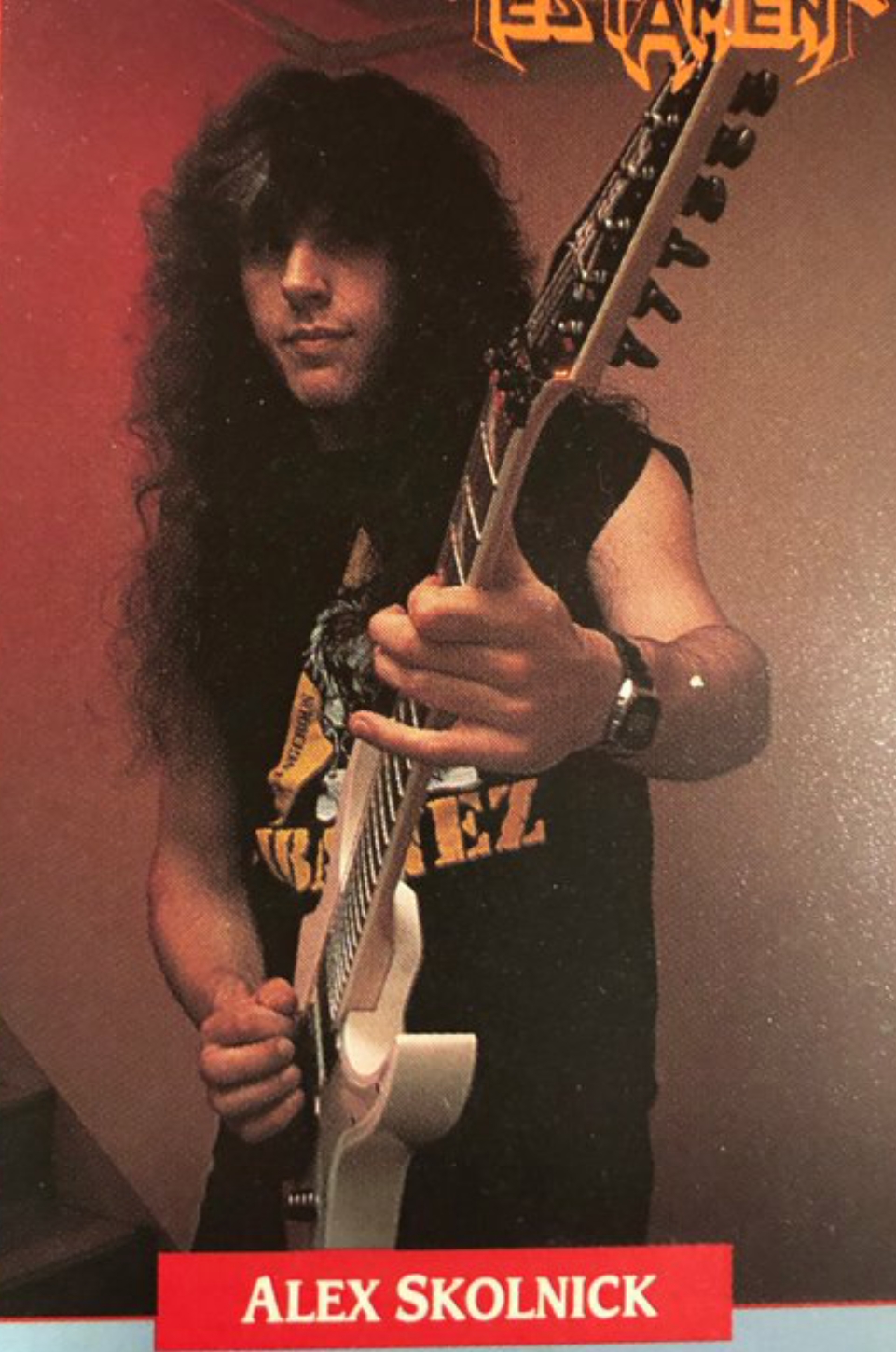 Happy Birthday to Testament guitarist Alex Skolnick (September 29, 1968) 