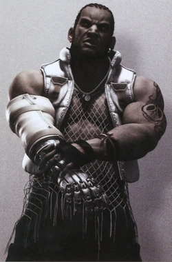 LargeOTD's tweet photo. Today's large character of the day is Barret Wallace from Final Fantasy 7 !

Requested by @CheeseyMcGeesey https://t.co/WIjVUtmiAi