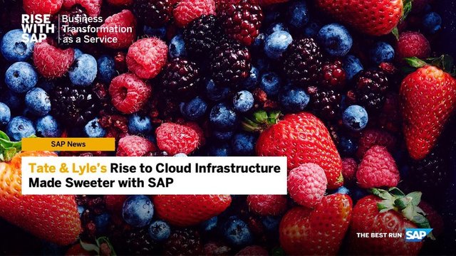 Tate &amp; Lyle PLC selected #RISEwithSAP to facilitate a sweet implementation of SAP #S4HANA Cloud, private edition. Read the <a href="/SAPNews/">SAP News</a>. bit.ly/3m7e7Ul