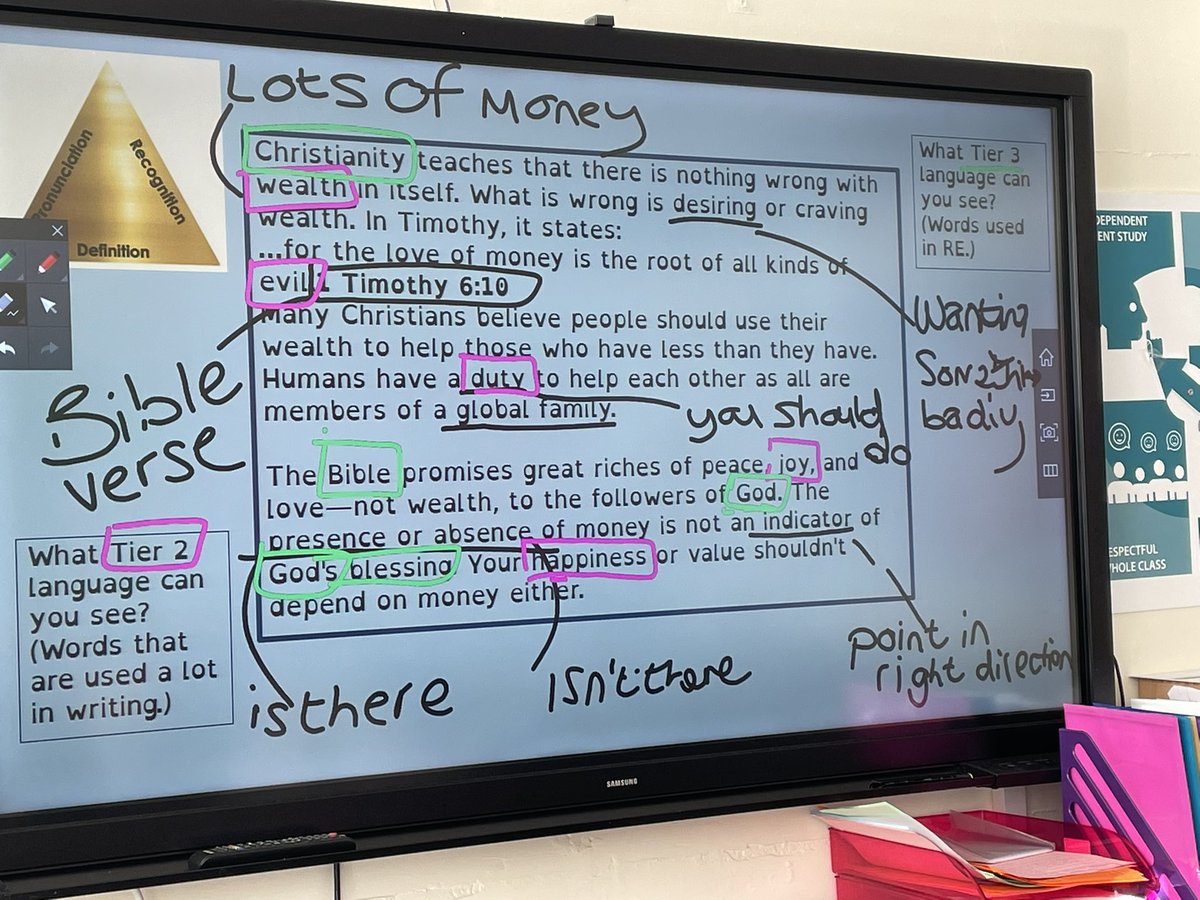 CSHAmyDowding's tweet photo. Really great to spend time with Year 8 discussing vocabulary this morning, lots of conversation about what constitutes a tier 2 or tier 3 word as well as discussing words that were unfamiliar to some. #literacy #teamRE #nothingbutthebest https://t.co/GGU50IotkQ