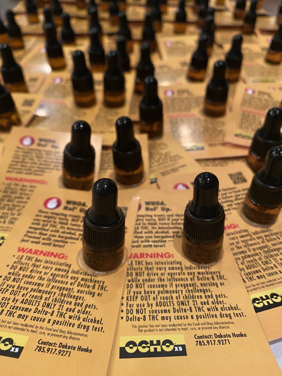 OCHOxs D8 THC tiny tinctures 
Available this weekend only at #friscooktoberfest #CBD #tincture #oktoberfest