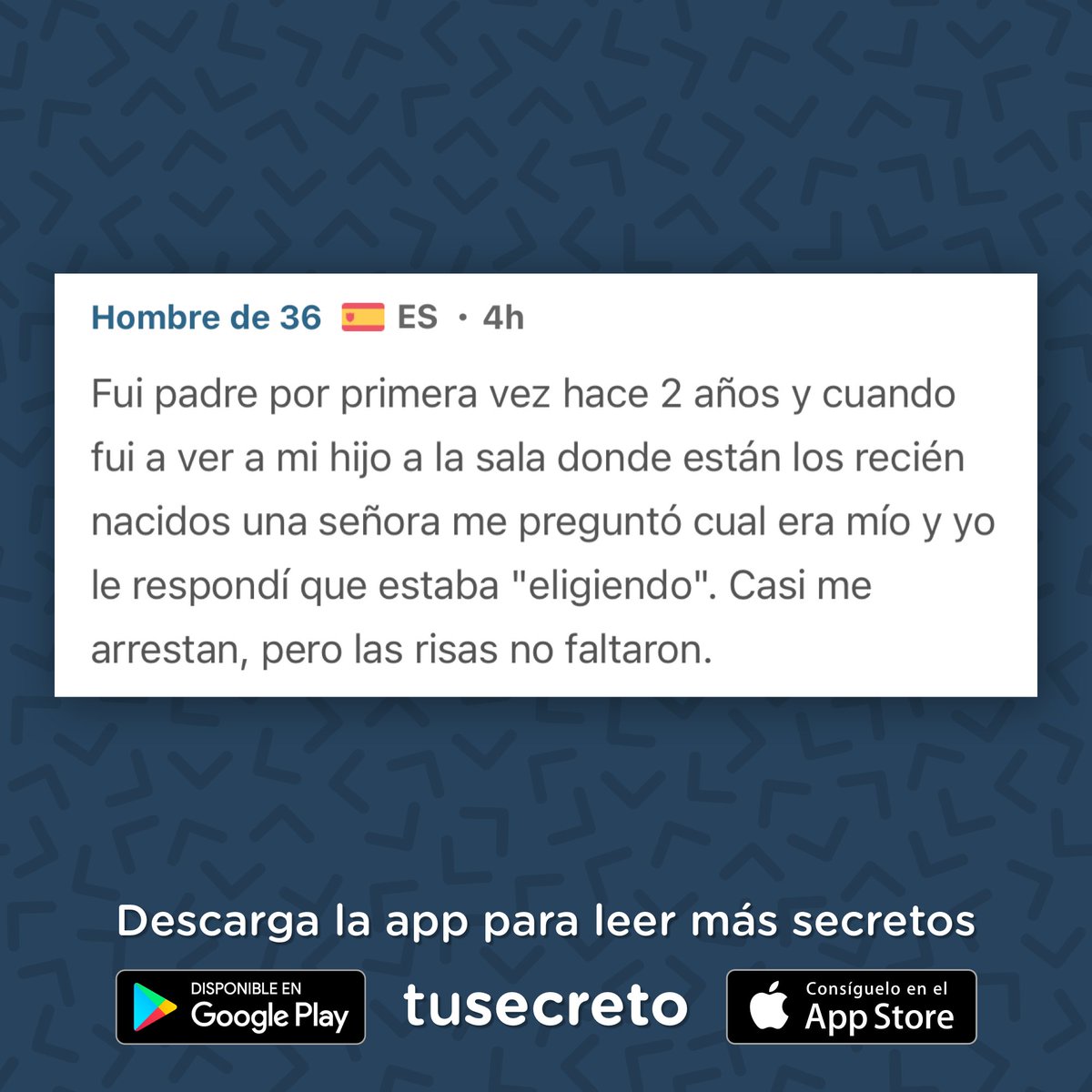Descarga la app TuSecreto en iOS o Android para leer más y enviar tu secreto 📲✨