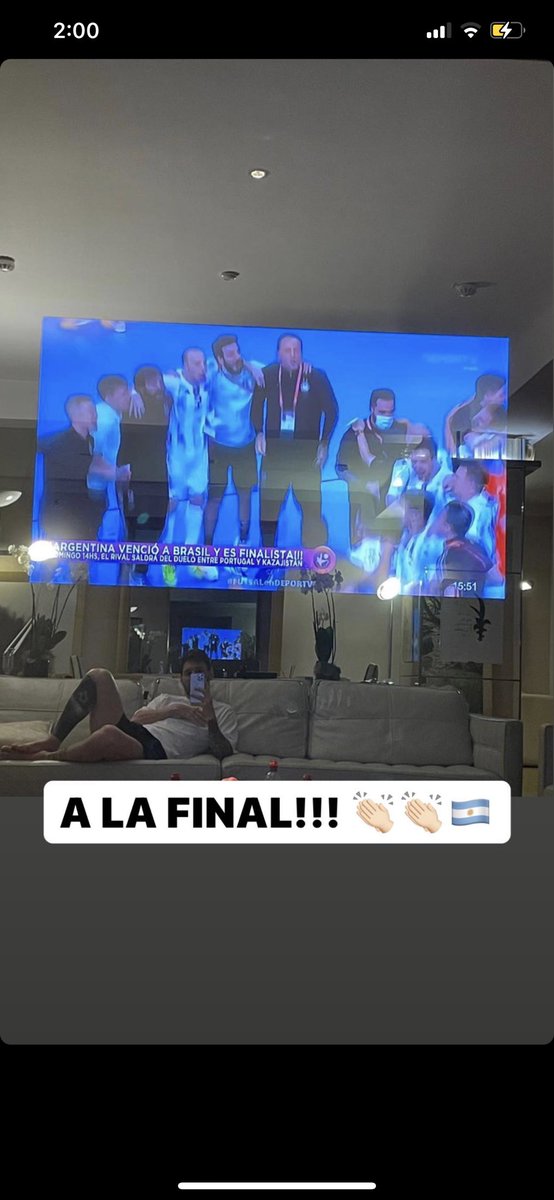 MYGODISMESSI's tweet photo. Messi dont even bother watching barca game . He already knows🐐 https://t.co/H6S9B4aasx