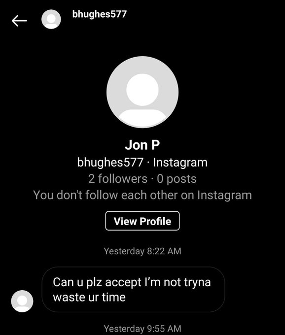Lady be careful this is the same account I spoke about from before, he pretends he into getting content