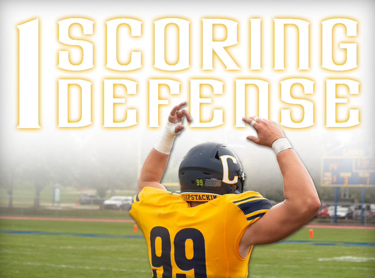 CarletonFB's tweet photo. The Knights currently have the top scoring defense in all of Division III football. Letโs #KeepStackin as we continue to prepare for our rivalry game against Macalester. #BookOfKnowledge https://t.co/xEgiGc3FXg