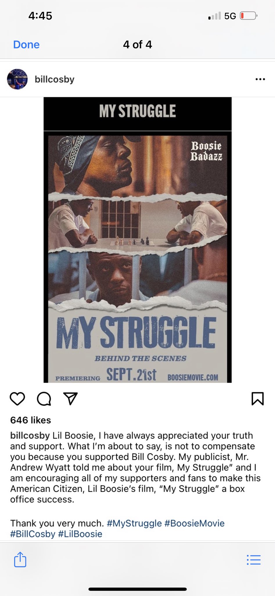 boosie badazz my struggle movie release date