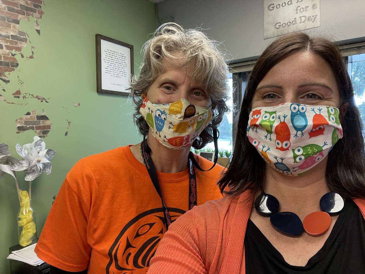 When you and your friend wear orange AND owl masks! <a href="/lfenenal/">Laurie Ebenal</a>