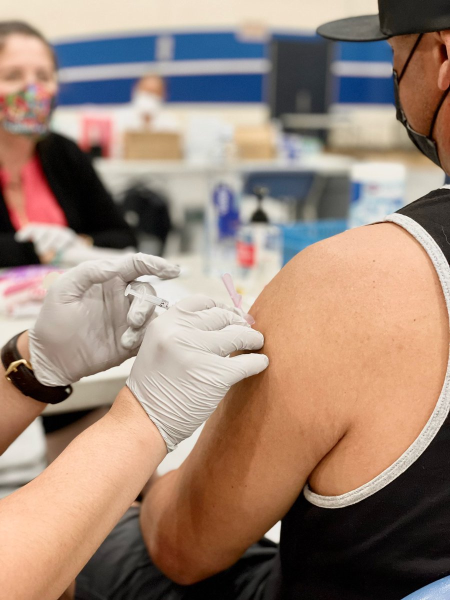The Anaheim BROS Organization (@Anaheimbros) was able to vaccinate 80 people during their Covid Vaccine Clinic this past Saturday in the Anaheim HS gym. 

They will be having another Vaccine clinic at Anaheim High School on Saturday, October 16th for second doses.
