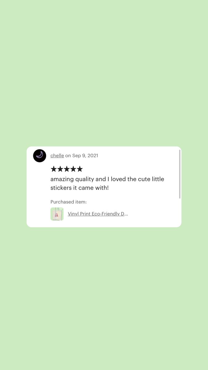 MatchaStyleShop's tweet photo. Nezuko (Demon Slayer) Tote Bag Review ⭐️⭐️⭐️⭐️⭐️

“amazing quality and I loved the cute little stickers it came with!”

#MatchaStyle https://t.co/RXJPstiaNa