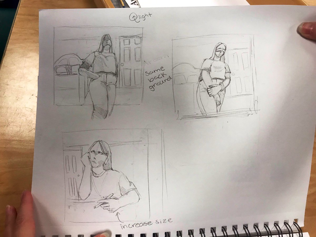 castiglioni_art's tweet photo. Amazing planning pages for #8thGrade foreshortened self portraits! Some pretty amazing ideas have evolved. I cant wait to see the next steps! #GVAP #vbcps #VBMS #art #sketch #ArtMakingProcess #Drawing #Process https://t.co/zI3WdHzfT3