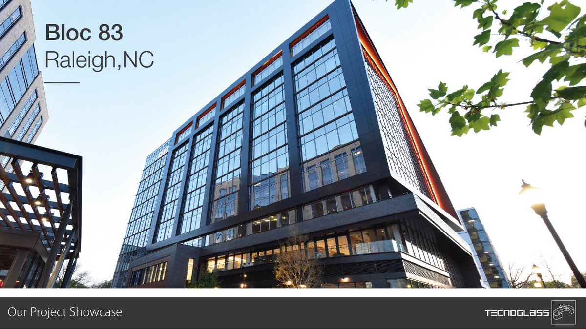 TecnoglassInc's tweet photo. Block 83 is a mixed-use building located in downtown Raleigh, North Carolina. This project features Tecnoglass' Insulating Glass R43/28 & N70/38 Low-E coatings on Clear meeting all the requirements for saving energy costs. #ThePowerOfQuality #OurProjectShowcase #InsulatingGlass https://t.co/ymiP0HOvXc