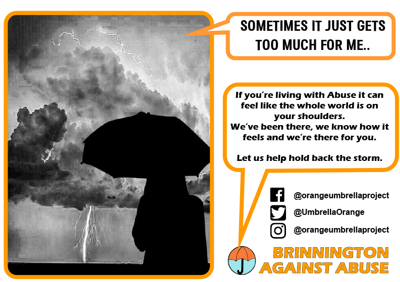 We know it can feel like simply surviving with abuse is too much to bear, but there are people ready to help.
<a href="/UmbrellaOrange/">The Orange Umbrella Project🧡</a> <a href="/OWLSgroup/">Owls Group 💜</a> <a href="/StockportTPA/">Stockport TPA</a> <a href="/SMBC_Community/">Communities Team</a> <a href="/womenscentreSPT/">SWC</a> @StockportSWA