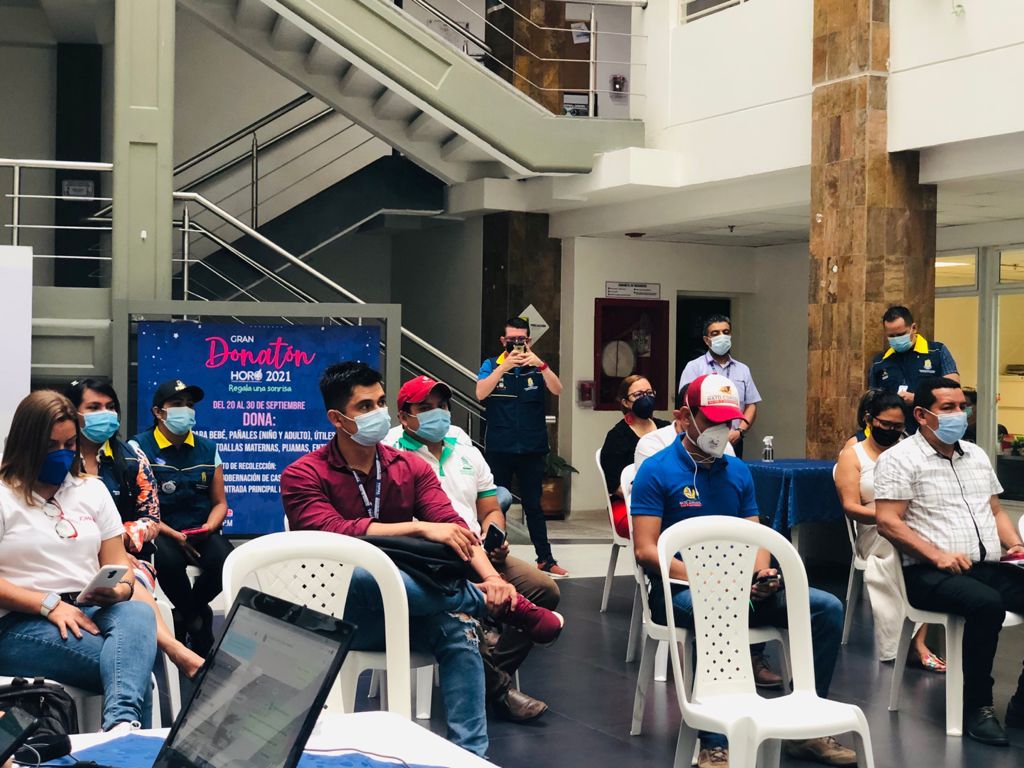 UNGRD's tweet photo. #EnYopal | Equipo técnico de @UNGRD, realizó el acompañamiento técnico a la jornada de lanzamiento y orientación a los Consejos Municipales de Gestión del Riesgo del #Casanare, en la inscripción de los municipios en la iniciativa 'Desarrollando #CiudadesResilientes', #MCR2030. https://t.co/fSOulpKtxs