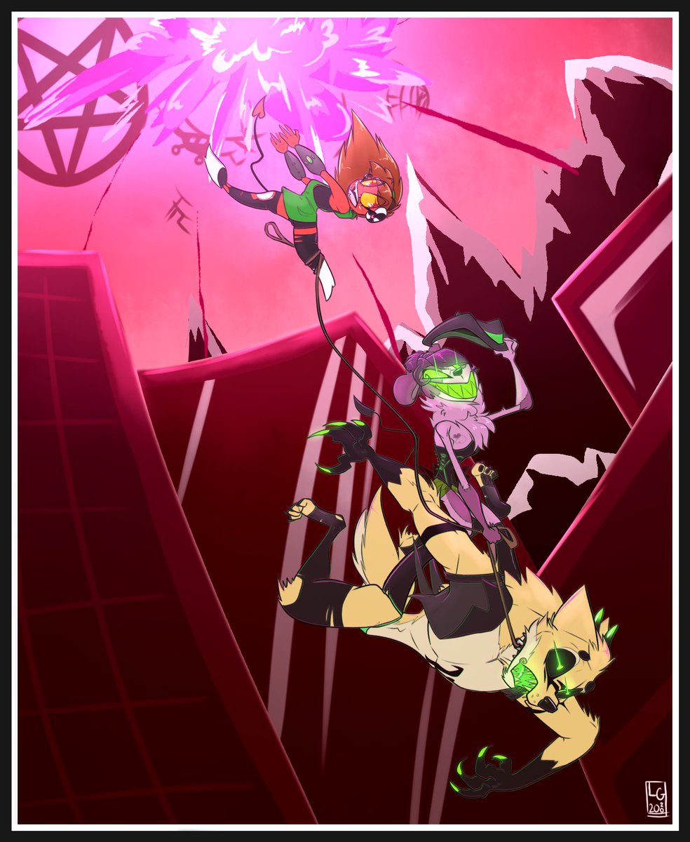 lucas_gaxiola's tweet image. It's starting to feel alot like Spoopy season~ #spoops #Halloweentime #HelluvaBoss #hellsona #digitalart