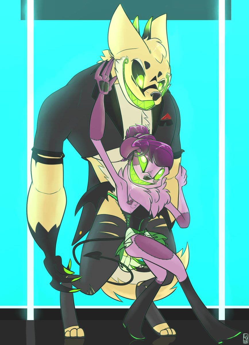 lucas_gaxiola's tweet image. It's starting to feel alot like Spoopy season~ #spoops #Halloweentime #HelluvaBoss #hellsona #digitalart