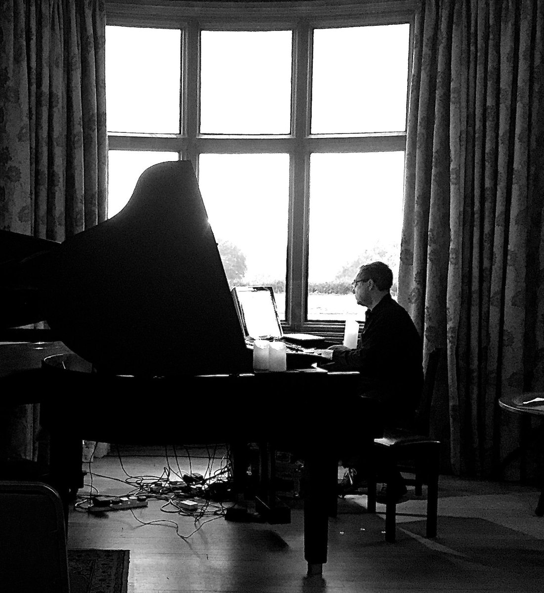 Matthew Bickerton channelling the spirits of the Anglo Saxon warriors at our Sutton Hoo Burial Site installation in 2018.  Seriously, that’s what we did :) #newalbum