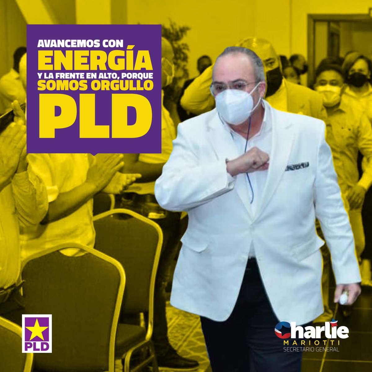 Orgullo peledeísta, sigamos con entusiasmo avanzando en los procesos de renovación de nuestra organización <a href="/pldenlinea/">PLD</a>, nuestra gente nos necesita.⚡ #ElPLDCreceySeFortalece