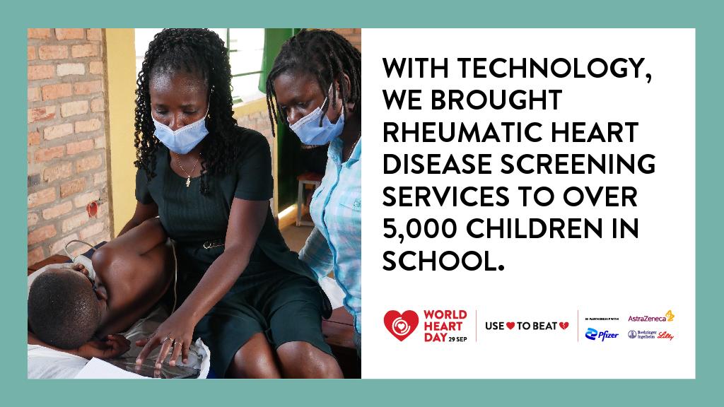 #WorldHeartDay2021 #UseHeartToBeatCVD #UseHeartToConnect  And that means connecting with NCD nurses to increase skills and bring those skills to primary schools.
