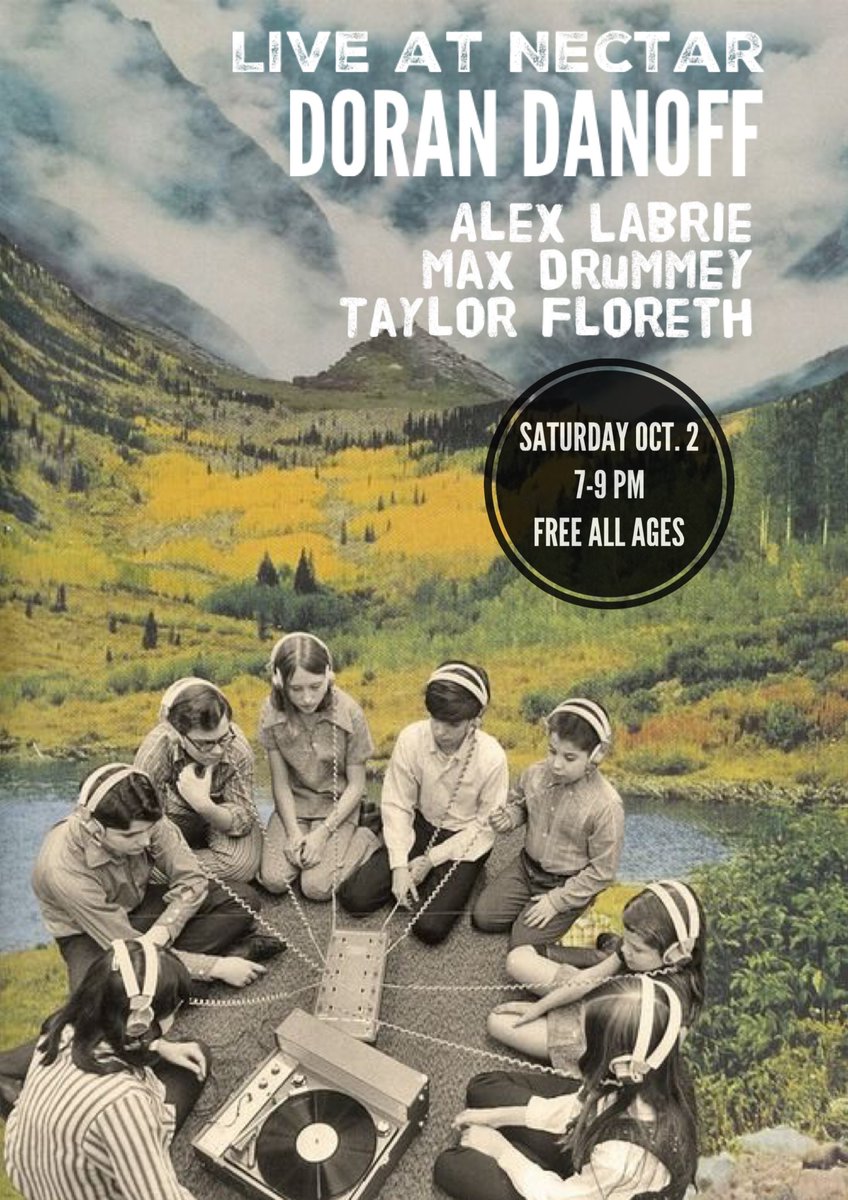 NASHVILLE: We are hosting <a href="/dorandanoff/">Doran Danoff</a> at Nectar : Urban Cantina on SATURDAY - 10/2 from 7-9 pm CST! It's kid friendly and FREE. Come for the great tacos, cold drinks, &amp; good tunes! #HangarTime #Rocktober 
facebook.com/events/2425652…