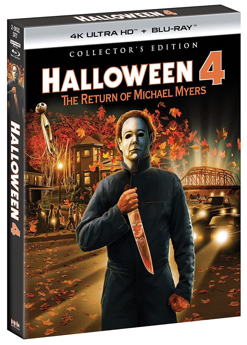 highdefdigest's tweet image. Scream Factory's 4K #Ultrah HD Collector's Editions continue with #Halloween4 The Return of Michael Myers with a s Dolby Vision transfer and Atmos mix to match. 
ultrahd.highdefdigest.com/96775/hallowee…