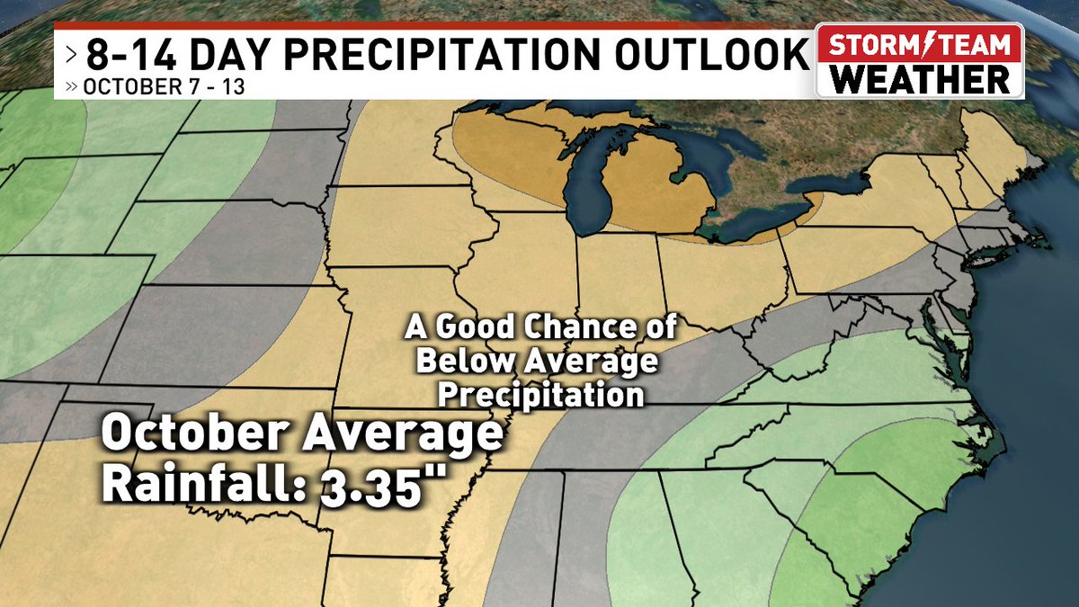 Looking over the following 8 to 14 days, here's what we expect. #FOXIllinois foxillinois.com #ilwx