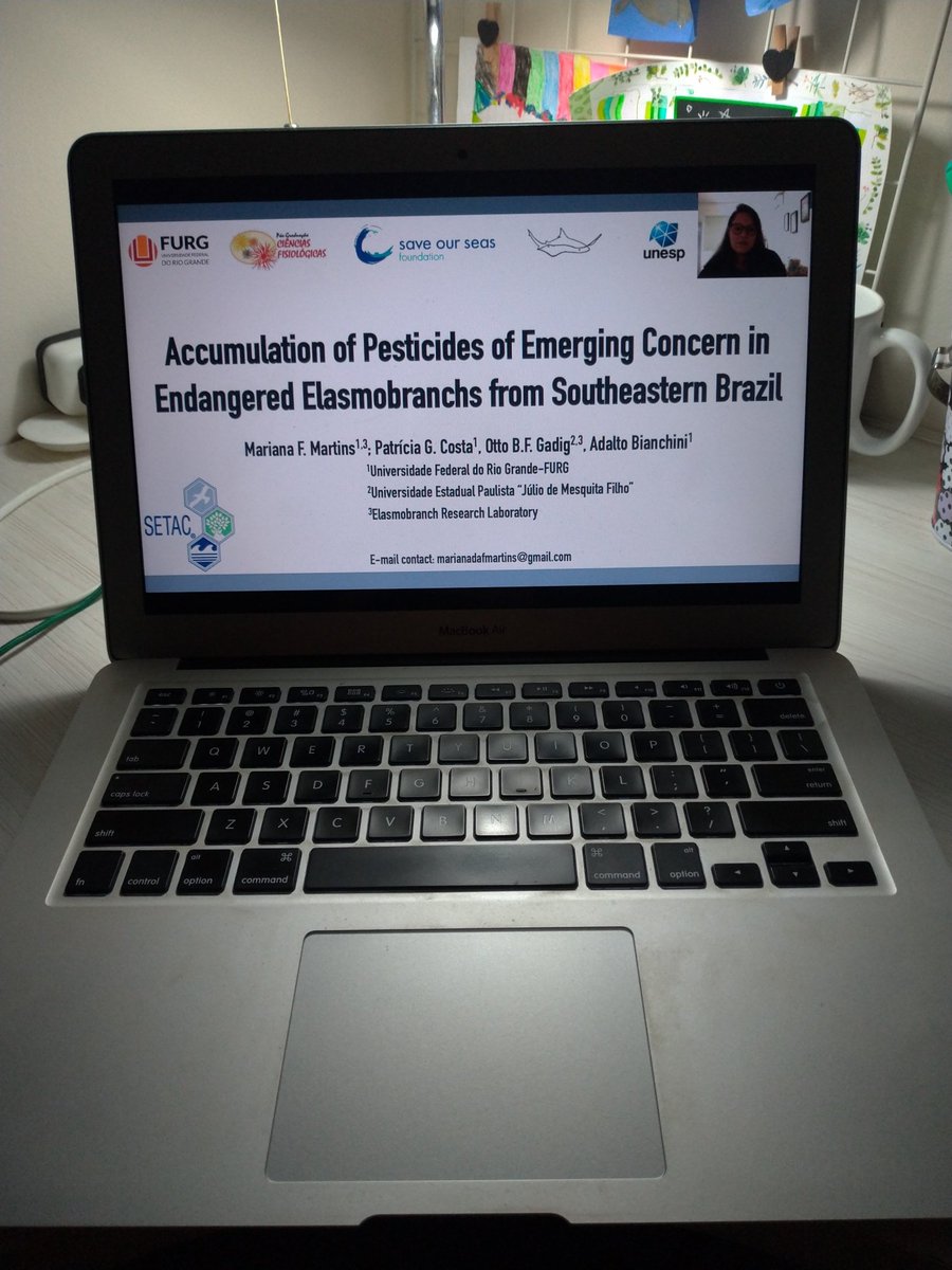 maridafmartins's tweet photo. Our study on pesticides is emerging concern in endangered #elasmobranchs just got awarded at the #SETACLatAm meeting! All presentations were fantastic and I feel very honored to have received this award 😍 a special thank you to the @saveourseas for funding this study https://t.co/07FQWvubfM