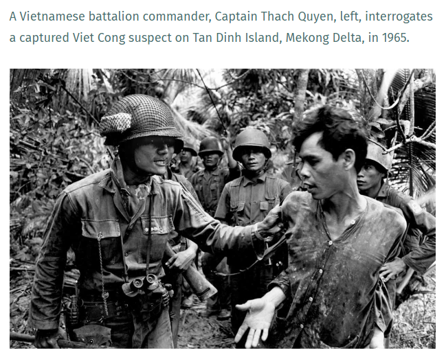 No one involved in this video cares about the atrocities of the Vietnam war and it shows. Here's the context for the rest of the photos. They don't deserve to used as filler for some fearmongering political ad. 