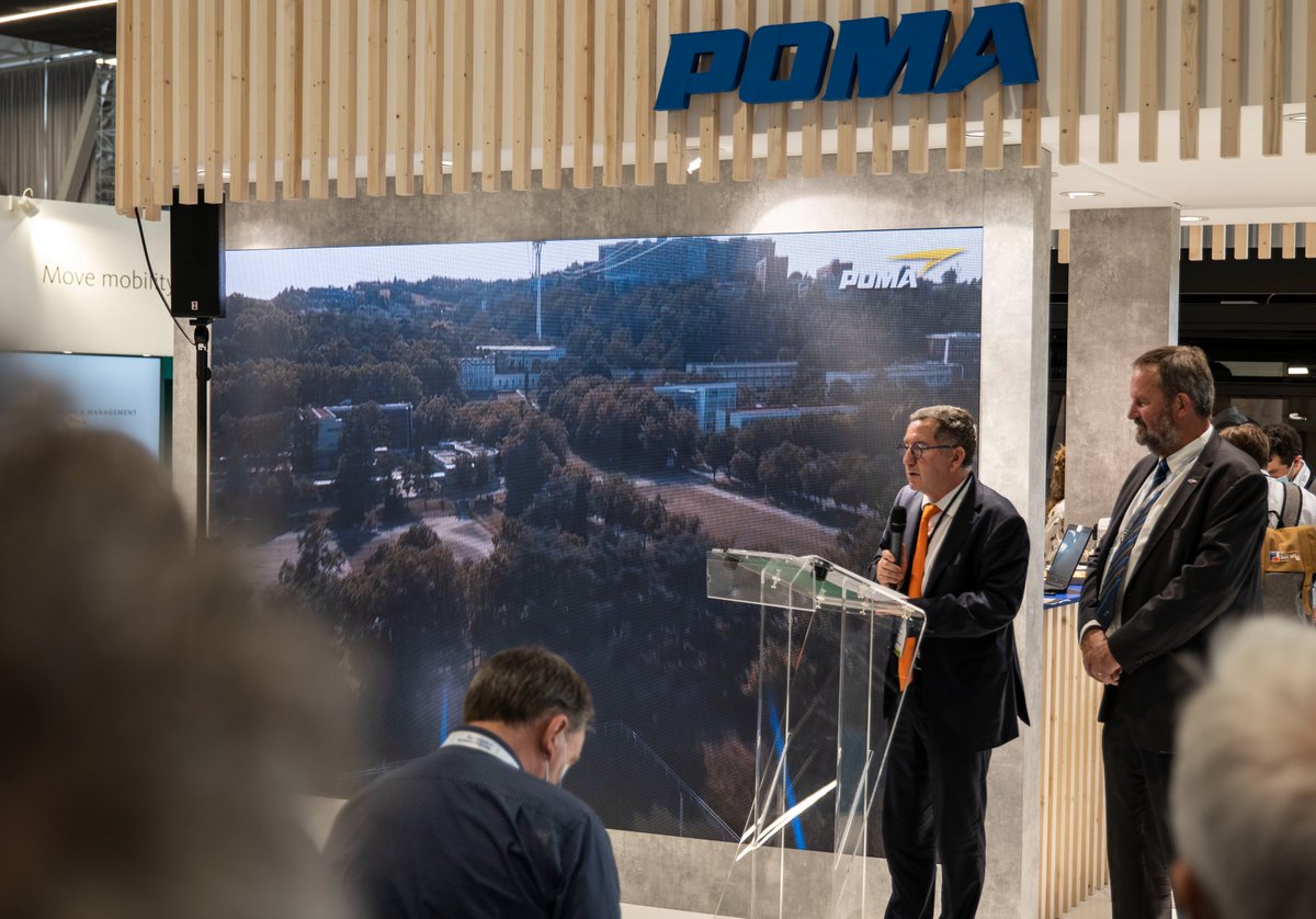 [Evènement] 
#Toulouse innove avec #Téléo le plus long #téléphériqueurbain de France, un exemple environnemental fort d’intégration dans le paysage urbain. 
➡A l’occasion des #RNTP partage d'expériences entre Jean Souchal, Président de @POMA et <a href="/jmlattes/">LATTES Jean-Michel.</a>, Président de <a href="/TisseoING/">Tisseo Ingénierie</a>