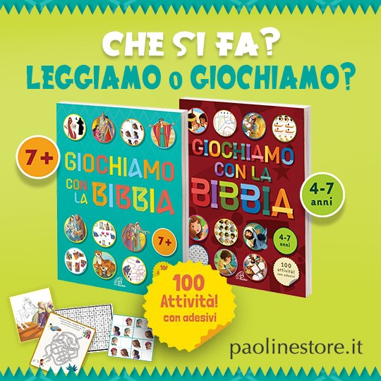 paoline_it's tweet image. #bibbia #ragazzi #librogioco #Paoline 🛒 INFO e ACQUISTO 👉 l.paoline.it/giochiamoconbi…
