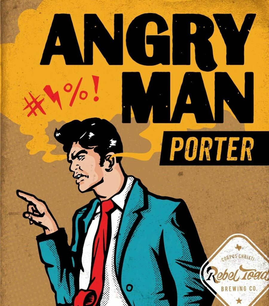 ric3r's tweet photo. Word is that the #angryman is making his return to #rebeltoadbrewingco this week! #comegetyousome #salud #prost #cheers #downtowncorpuschristi #cctx #supportyourlocalbrewery https://t.co/Cyiqb4YKGT