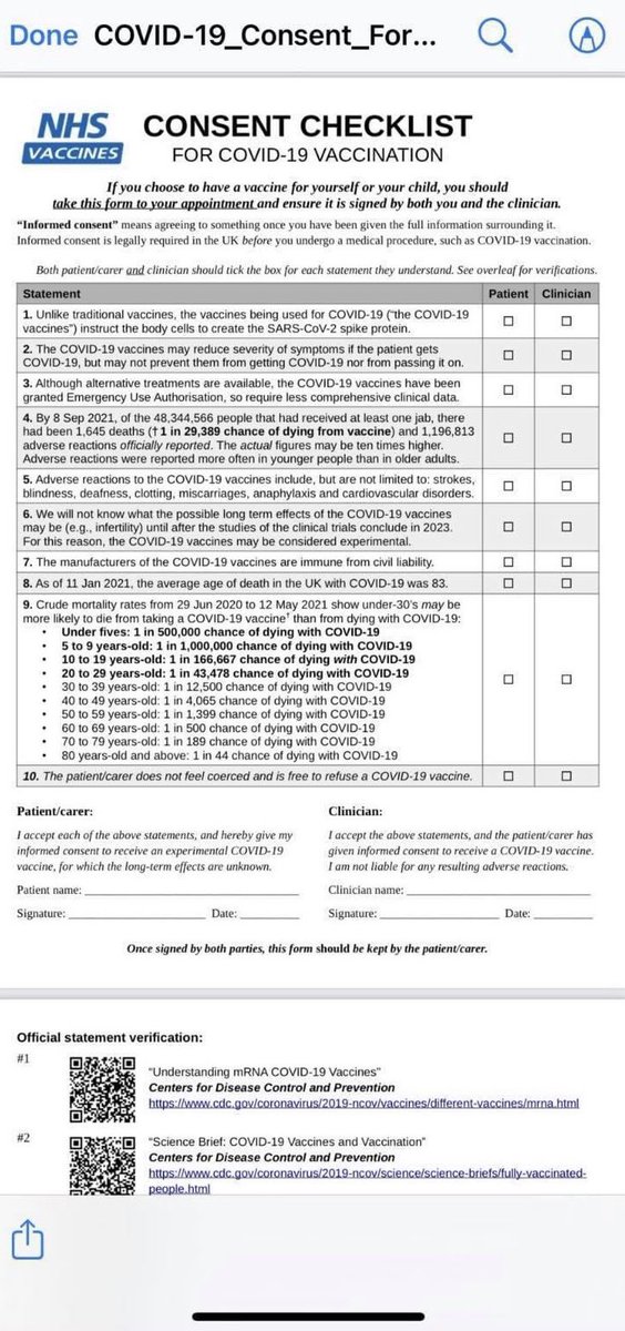 Misty20024484's tweet image. For those parents who haven’t seen it yet #facts #InformedConsent #parentsuk #Parents