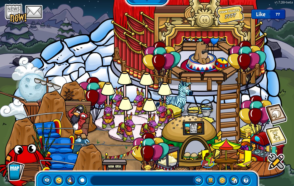 Hi everyone, I'm back :) This is my submission for the Fair Igloo Competition on Club Penguin Rewritten🎪(Also thanks to <a href="/CheesybreadCP/">Cheesy🤍</a> for helping with the petting zoo!)