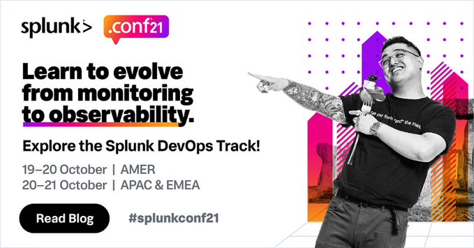 KirkDBorne's tweet photo. Learn much more at @Splunk's .conf21 β Register now: https://t.co/VxN1ZzDKgH
"Learn to evolve from monitoring to #Observability."
β¦Hey! They stole my line. :)
ββββ
#BigData #IoT #IIoT #IoTPL #DataScience #AI #MachineLearning #DigitalTransformation #DataToEverything #splunkconf21 https://t.co/7Gp5y8TOXY