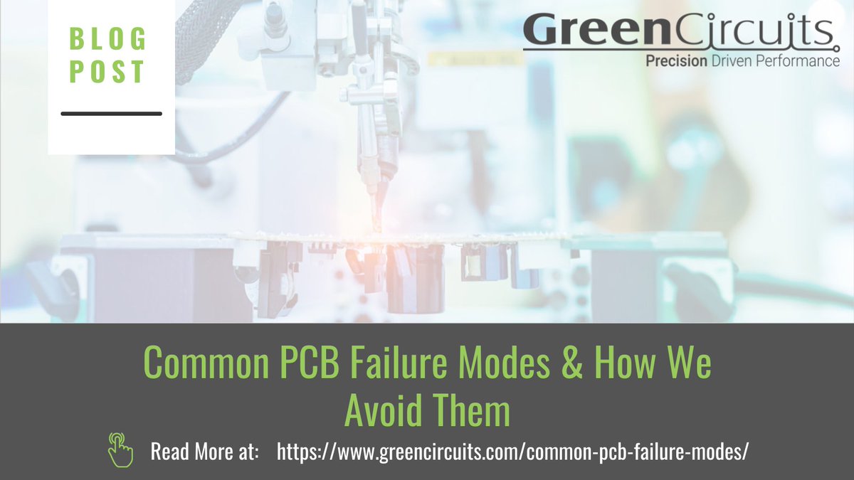 Common PCB Assembly Failure Modes
Understanding PCB assembly failure modes is critical. Learn the most frequent failures throughout the assembly process and the related issues associated with each.

greencircuits.com/common-causes-…

#greencircuits #pcbfailure #PCBdesign #pcbassembly