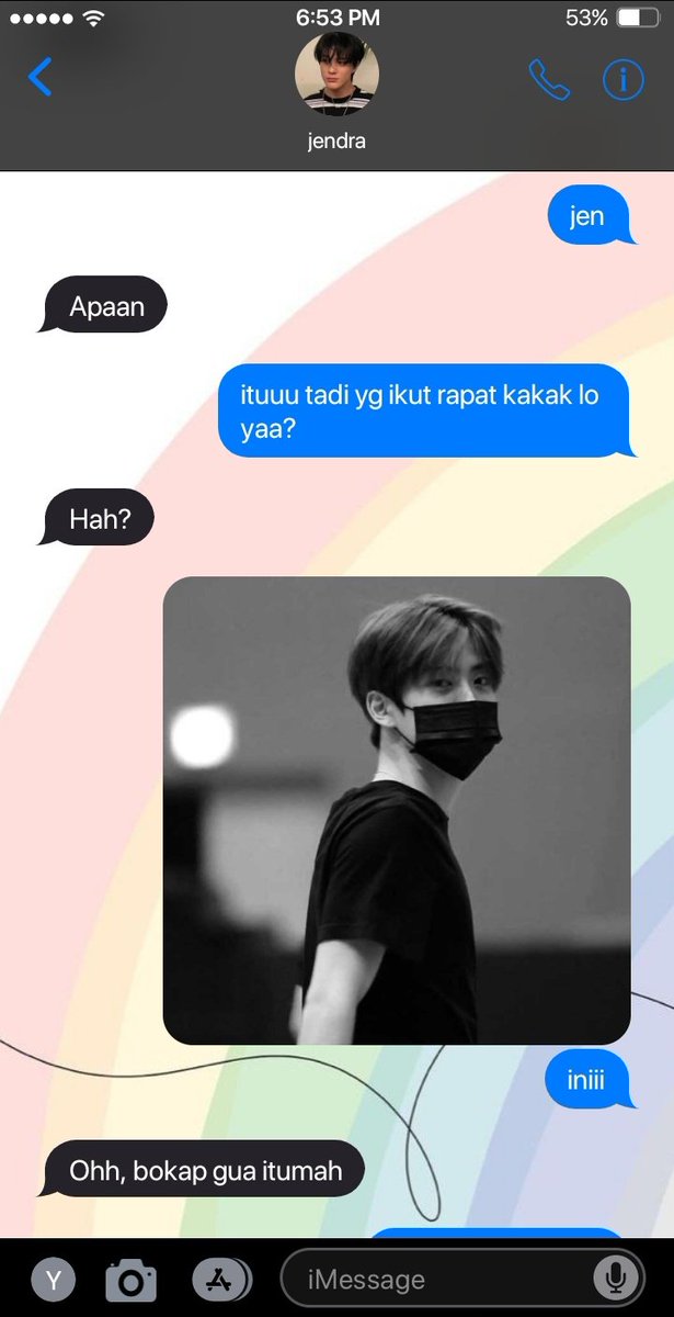ladyswakn's tweet photo. ; jeno, jaehyun au. 

'gua yang demen, masa bokap gua yang dapet.' 

— gebetanku suka sama bapakku. https://t.co/XMj32irE03