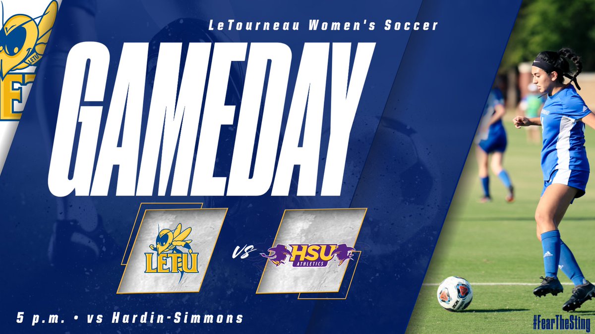 ⚽️ <a href="/LETUWSoccer/">LeTourneau Women's Soccer</a> at Hardin-Simmons
📺 hsuathletics.com/broadcasts
📊 hsuathletics.com/sports/w-socce…

#FearTheSting
