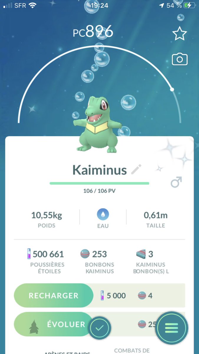 PokemonFr5's tweet photo. Bonsoir 🤩 #PokemonGO #shiny https://t.co/ThfirifLoM