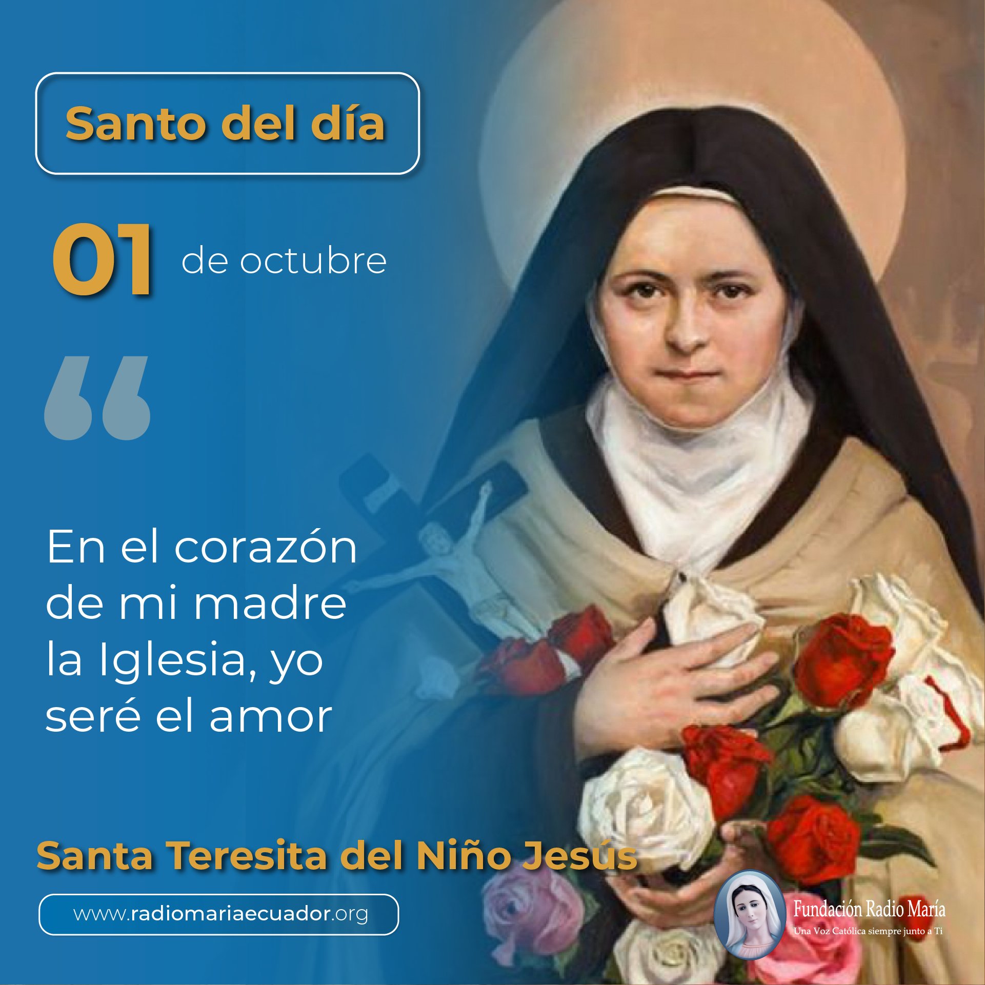 Radio María Ecuador on Twitter " Santo del día Radio María Ecuador 