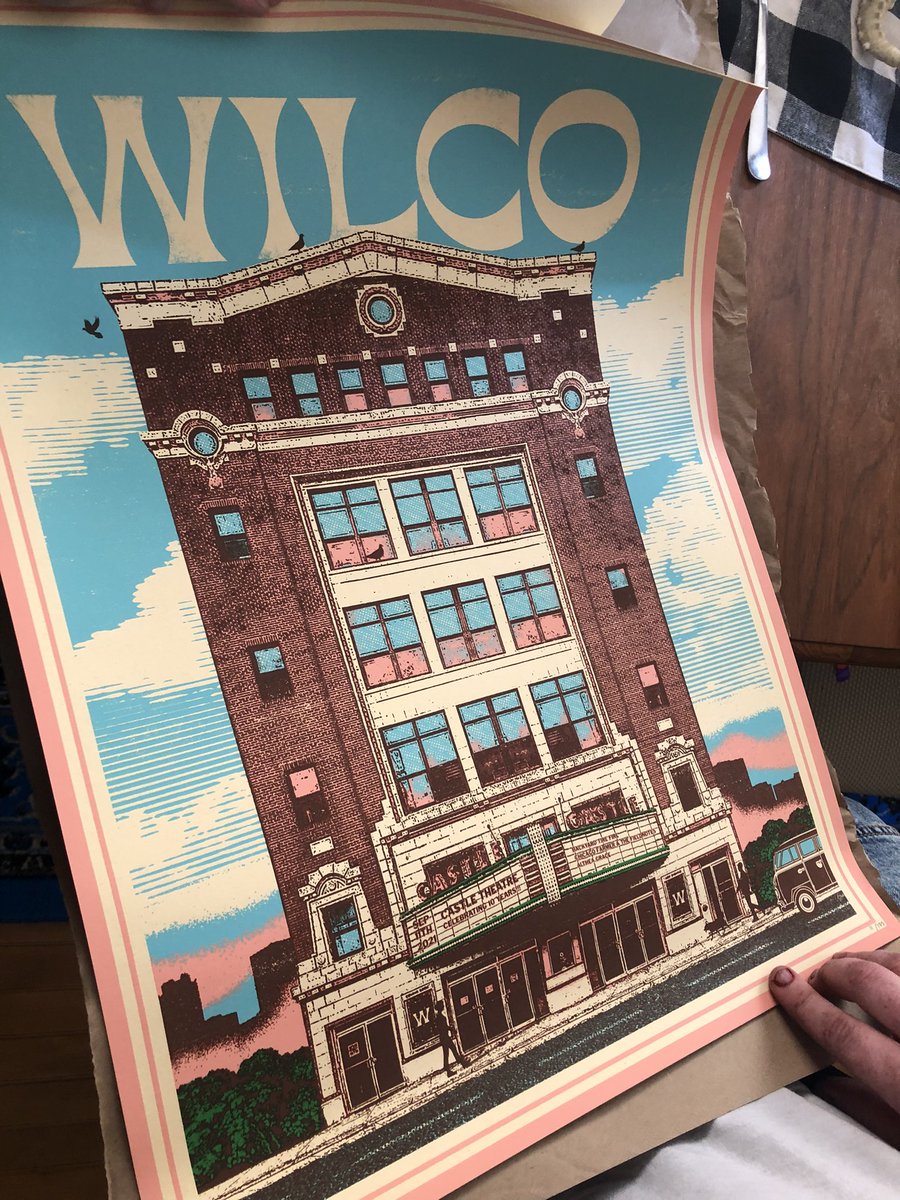 @zocastudio made the most beautiful print of my uncle’s concert venue in Bloomington, IL! Cannot even express how thankful I am to have received such a sentimental piece of art in the mail! This picture of it fresh out of the mailing tube does not do it justice.