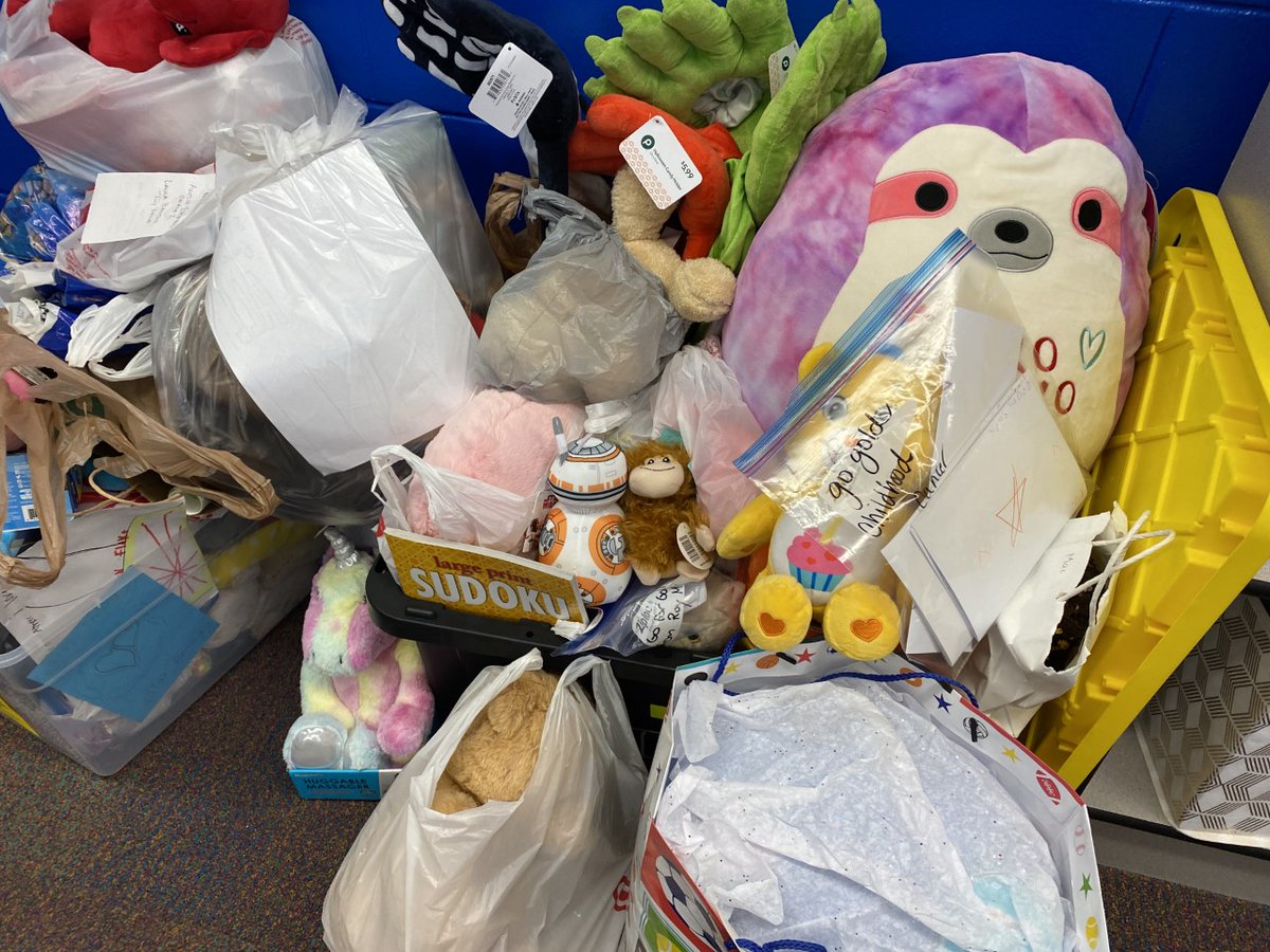 Heathrow went GOLD today!  September is Childhood Cancer Awareness Month.  We filled the front office with cards and stuffed animals that will be taken to hospitals by our fabulous PTA.  Thanks Knights for the overwhelming support!