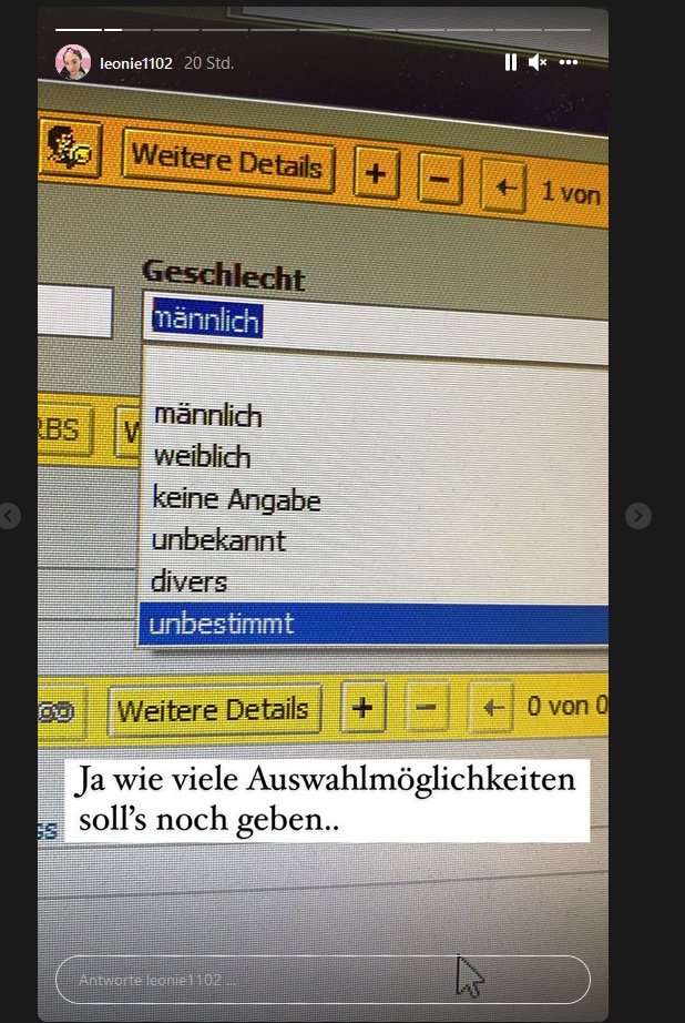 HSB_Forum's tweet photo. Hallo @Reporter_Flash, haben Sie eigentlich schon Ihren Zugriff auf #Poliks? Die Leonie der @polizeiberlin macht auf Insta ein Online-Training zu den Eingabemasken und wundert sich über #NonBinary.
https://t.co/RIiNyDtc49

Wieso denk ich grad an den hier https://t.co/HJHKL7deJ2? https://t.co/sYI9eHrbpp